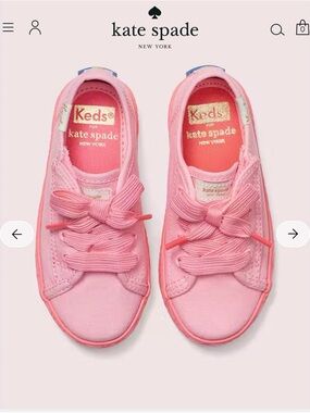 Kate Spade x Keds Pink kickstart sz 11 kids